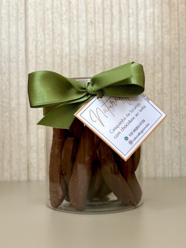 Casquinha de Laranja com Chocolate ao Leite 200g